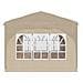 Tenda per feste a pop-up 290 x 290 x 245 cm Crema - Foto miniatura 8