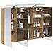 Mobiletto per specchio da bagno con porta Rovere Artigianale - Foto miniatura 3