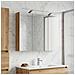 Mobiletto per specchio da bagno con porta Rovere Artigianale - Foto miniatura 4