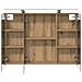 Mobiletto per specchio da bagno con porta Rovere Artigianale - Foto miniatura 7