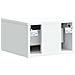 Mobiletto da notte a muro 2 pcs Bianco 34,5 x 33 x 20 cm - Foto miniatura 7