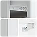 Mobiletto da notte a muro 2 pcs Bianco 34,5 x 33 x 20 cm - Foto miniatura 8