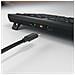 Stream keyboard ultimate tastiera Casa /ufficio USB + RF Wireless + Bluetooth AZERTY Francese Nero - Foto miniatura 5