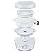Vaporiera Con Timer, 3 Cestini, 800w, Bpa Free - Foto miniatura 6