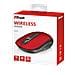 Aera RF Wireless 1600DPI Ambidestro Nero, Rosso mouse - Foto miniatura 2