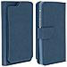 Custodia Smartphone 5,3"" A 5,5'' Universale Portafoglio Porta-carte - Blu Scuro - Foto miniatura 1