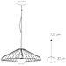 Sospensione Rustica In Legno Naturale Lampadario Moderno E27 I-calder-s30 - Foto miniatura 4