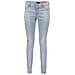 Jeans Denim Donna Azzurro - Made In Italy Xxs - Foto miniatura 1