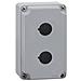 Custodia In Metallo Grigio Ip67 Per 2 Pulsanti Lpzm2a8 - Foto miniatura 1