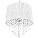Lampadario In Cristallo Bianco Evans - Foto miniatura 22