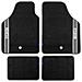Set Completo 03763 Tappetini Auto Moquette Universali Quattro Pezzi Argento - Foto miniatura 3