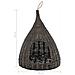 Cesta Per Gatti Cuscino Grigio 40x60cm Teepee Salice Naturale - Foto miniatura 8