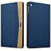 Custodia Folio Per Ipad Mini 4 In Tessuto E In Pelle Serie Erudizione Blu - Foto miniatura 1
