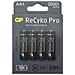 1x4 GP ReCyko Pro NiMH Battery AA / Mignon 2000mAh Pro, NEW - Foto miniatura 1
