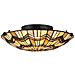 Plafoniera Classica, 2 X 60 W / e27 Alcott Qz / alcott / f Quoizel - Foto miniatura 4