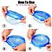Silicone Stretch Coperchi 12 Confezione Da Calotte Alimentari Bpa Libera E Espandibile Per Le Varie Forma Di Contenitori Piatti Ciotole Cassetta Di Sicurezza In Lavastoviglie Microonde E Congelatore - Foto miniatura 4