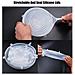 Silicone Stretch Coperchi 12 Confezione Da Calotte Alimentari Bpa Libera E Espandibile Per Le Varie Forma Di Contenitori Piatti Ciotole Cassetta Di Sicurezza In Lavastoviglie Microonde E Congelatore - Foto miniatura 3