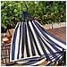 Cotone Esterno Amaca Multipli 210 X 150 Cm Capacit Di Carico Fino A 200 Kg Portatile Con Il Sacchetto Di Trasporto Per Il Patio Yard Garden - Foto miniatura 4