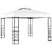 Gazebo da Giardino con Luci a Stringa LED 3x3 m Bianco - Foto miniatura 2