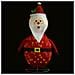 Figura Decorativa Babbo Natale con LED Tessuto Lusso 60 cm - Foto miniatura 2