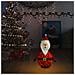 Figura Decorativa Babbo Natale con LED Tessuto Lusso 60 cm - Foto miniatura 3