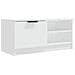Mobile Porta TV Bianco 80x35x36,5 cm in Legno Multistrato - Foto miniatura 1