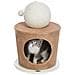 Nicchia Per Gatti Con Palla Tiragraffi 36x50 Cm Tortora - Foto miniatura 1