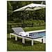 Set Salotto Da Esterno Cervia, Set Da Giardino Con 2 Sedute Con Schienale Ed 1 Modulo Multifunzione, Salottino Con Cuscini, 100% Made In Italy, Bianco - Foto miniatura 4