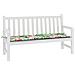 Cuscino Panca Giardino Multicolore 150x50x3cm In Tessuto Oxford - Foto miniatura 3