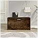 Scarpiera Rovere Fumo 80x24x45 Cm In Legno Multistrato - Foto miniatura 1