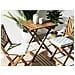 Set Di 2 Cuscini Sedie Da Giardino Menta E Bianco 37 X 34 Cm Terni - Foto miniatura 1