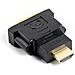 AD-0014-BK adattatore per inversione del genere dei cavi HDMI DVI-D (F) (24 + 5) Nero - Foto miniatura 2
