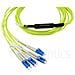 470-ABGG cavo InfiniBand e in fibra ottica 5 m MTP 4x LC Giallo - Foto miniatura 2