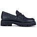 Black Casual Closed Loafers Mocassino Pelle Scarpe Donna Nero Eu 36, 32453-57 - Foto miniatura 2