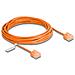 Cavo di rete RJ45 Cat. 6 UTP Ultra Slim 5 m arancione con connettori corti - Foto miniatura 1