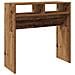 Tavolino Consolle Legno Antico 78x30x80 Cm In Truciolato - Foto miniatura 2