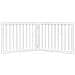 Cancello per Cani Pieghevole 2 Pannelli Bianco 160 cm Pioppo - Foto miniatura 4