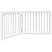 Cancello per Cani Pieghevole 2 Pannelli Bianco 160 cm Pioppo - Foto miniatura 1