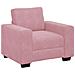 Divano Sedia Rosa 60 cm Velluto - Foto miniatura 1