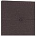 Headboard Button Tufted Marrone Scuro 160 cm Tessuto - Foto miniatura 7