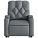 Poltrona Alzapersona Reclinabile Grigio in Similpelle - Foto miniatura 9