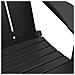 Sedia Adirondack pieghevole Nera 74,5x80,5x90 cm HDPE - Foto miniatura 8