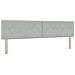 Letto con Rete a Molle e Materasso Grigio Chiaro 200x200 cm Velluto - Foto miniatura 5