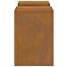 Supporti per Piante da Esterno Pillar 2 pz 24x24x35 cm Acciaio Corten - Foto miniatura 5