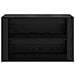 Scarpiera Rovere nero 75 x 35 x 45 cm Legno multistrato - Foto miniatura 5