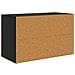 Scarpiera Rovere nero 75 x 35 x 45 cm Legno multistrato - Foto miniatura 7