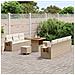 Set Divano da Giardino 10 pcs beige e panna 80 x 80 x 71 cm - Foto miniatura 3