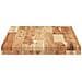 Ripiano a Parete 100x40x4cm Legno Massello Acacia Rifinito Olio - Foto miniatura 5