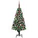 Albero di Natale artificiale con 150 LED Verde 150 cm - Foto miniatura 3