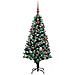 Albero di Natale artificiale con 150 LED Verde 150 cm - Foto miniatura 6